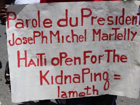 Haiti is open for drug dealers and kidnappers...