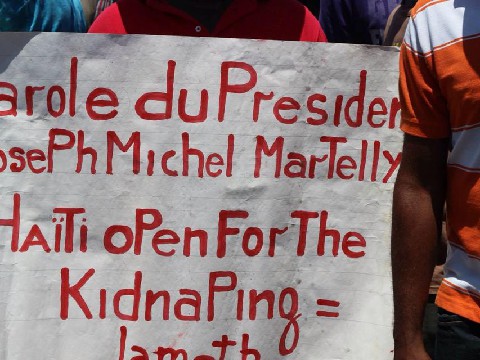 Haiti is open for drug dealers and kidnappers...